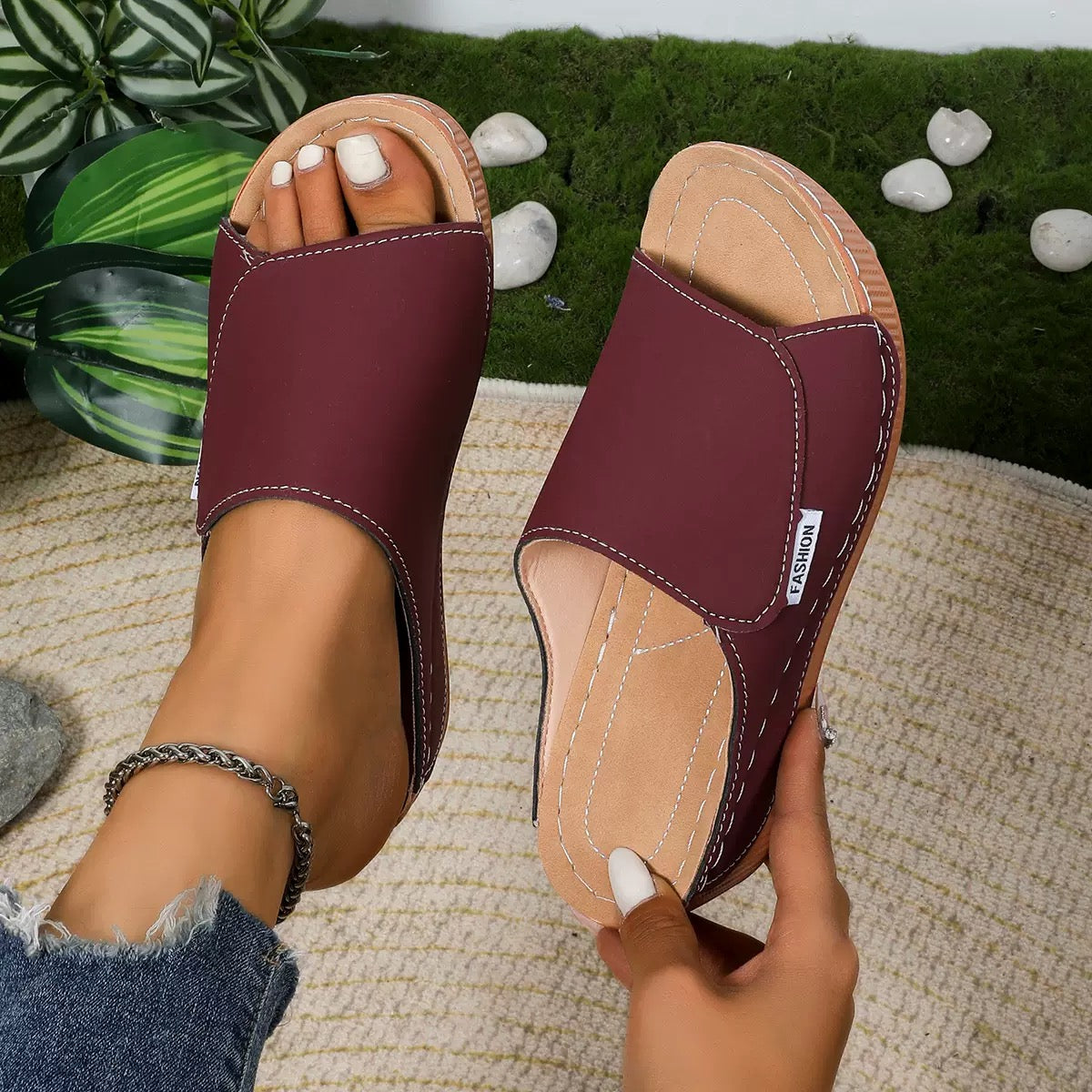 Scarpe ortopediche da donna, comode e traspiranti, progettate per alleviare dolori a piedi e schiena