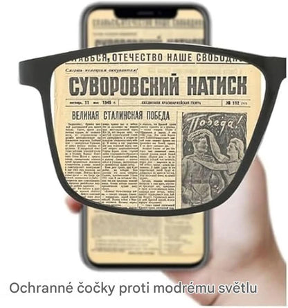 Occhiali da lettura intelligenti con zoom automatico, ideali per anziani miopi e ipermetropi – visione chiara da vicino e da lontano. 🔥 Secondo paio a metà prezzo!
