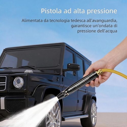 Pistola ad Alta Pressione per Irrigazione – Trasforma il Tuo Tubo da Giardino in un Efficace Strumento di Pulizia