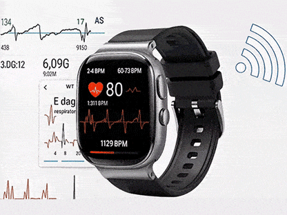 Coeurva 2.0 più recente – smartwatch intelligente per il monitoraggio della glicemia